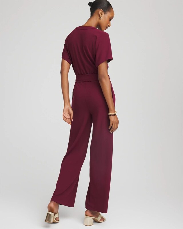 Belted Dolman-Sleeve Jumpsuit - image 3